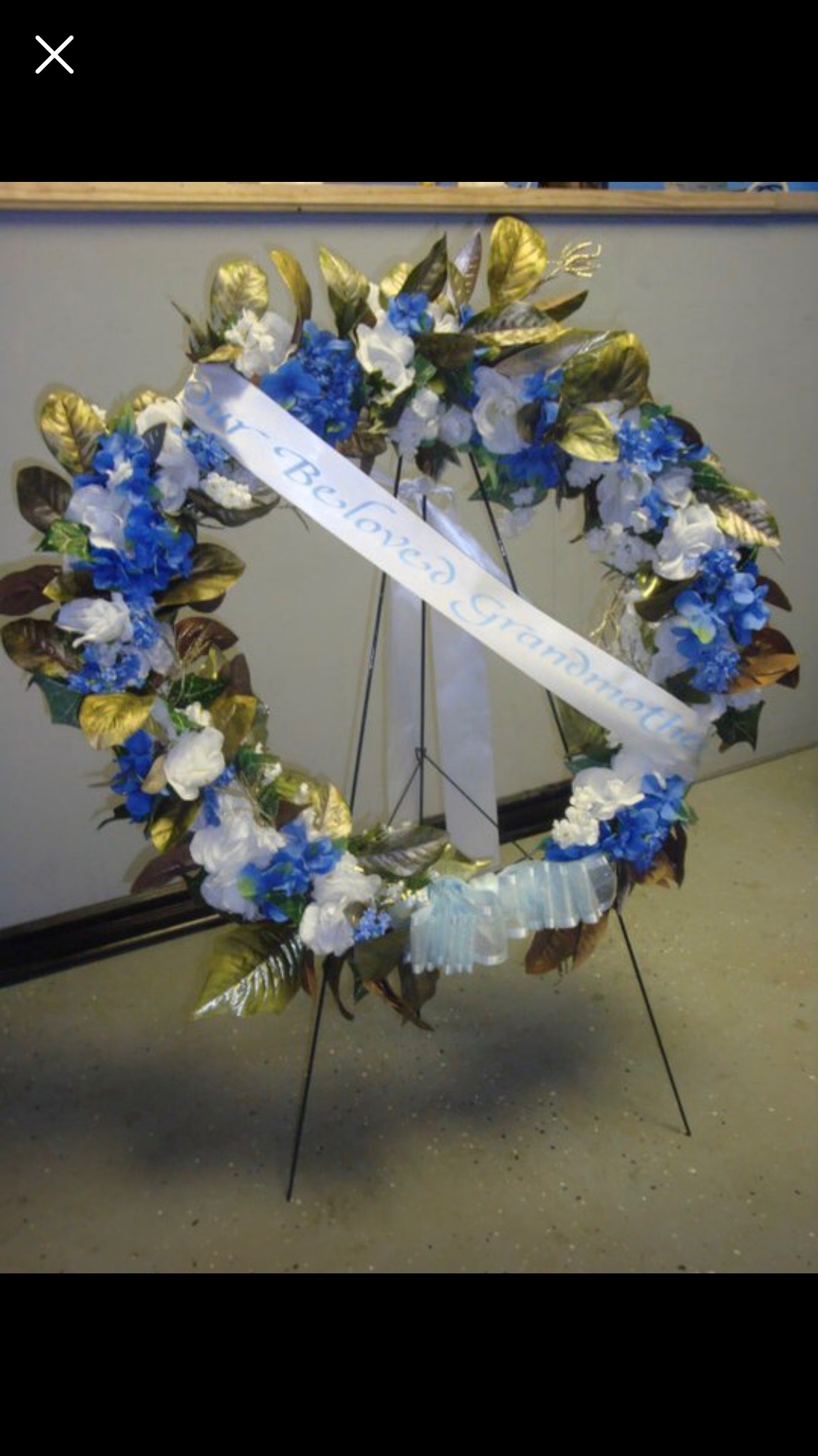Sympathy wreath